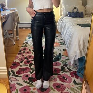Aritzia Kick Flare Black Melina Pant Size 0